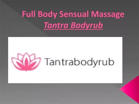 Full Body Sensual Massage Sexual massage Elandskraal